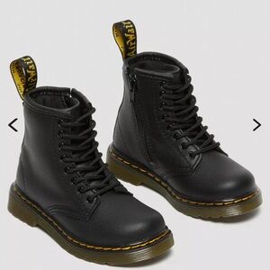 Dr. Martens leather lace up boots